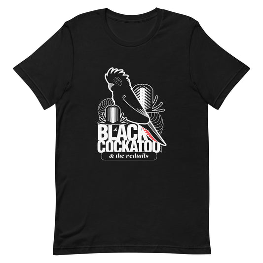 Black Cockatoo & the Redtails  – Australian bird t-shirts