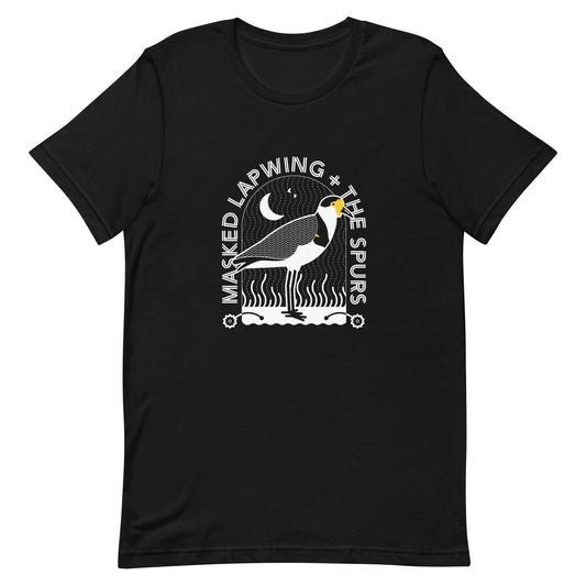 Masked lapwing & the Spurs – Australian bird t-shirts