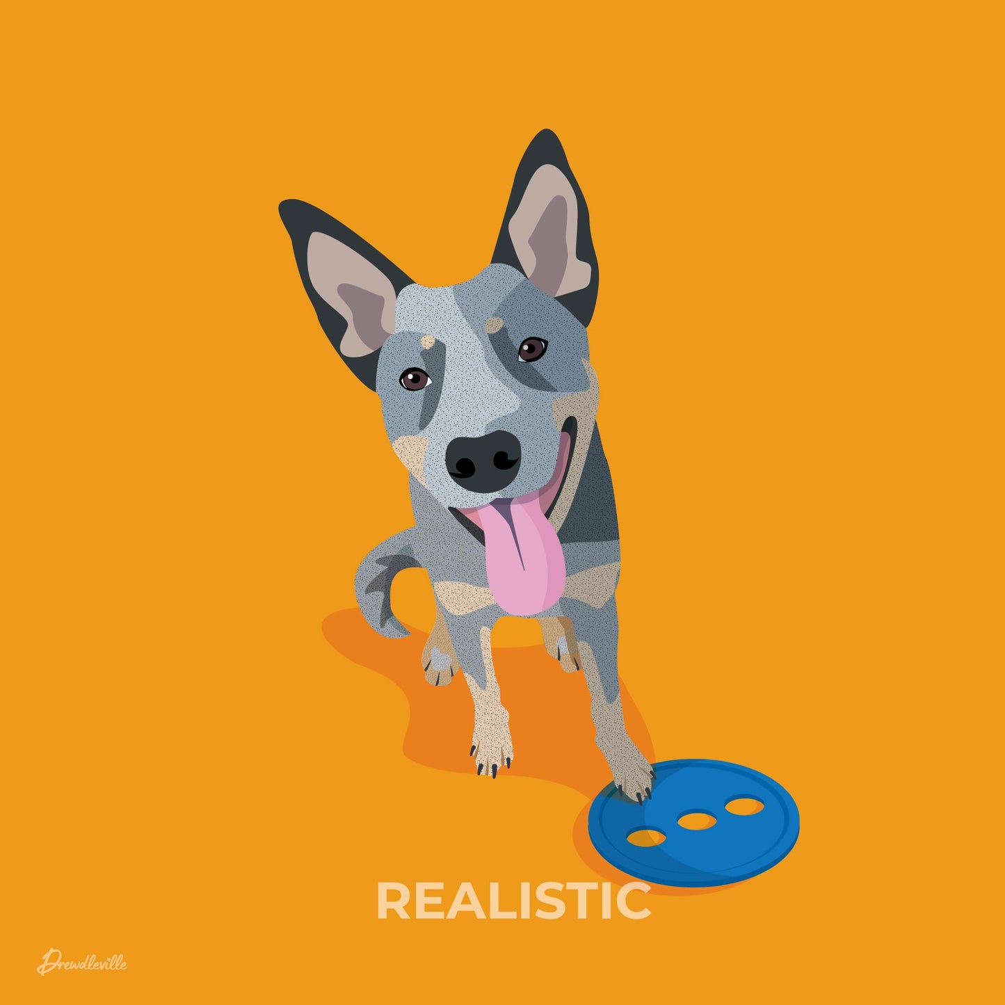 Custom dog portrait